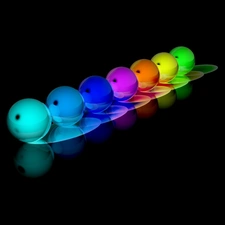 balls, line, Colorful