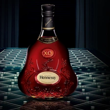 Bottle, cognac, Hennessy