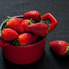strawberries, bowl