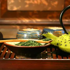 tea, Tray, Tea Bowls, blur, teapot, Green