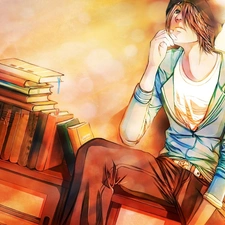 Books, Manga Anime, boy