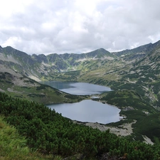 lakes, Tatras, Five Ponds Valley