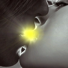 Steam, sunny, flash, kiss