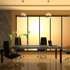 table, room, Lamps, Window, Stool, conference