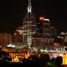 The United States, Town, Night, Nashville