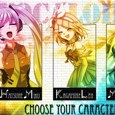 Characters, Vocaloid
