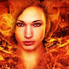 Big Fire, face, Womens