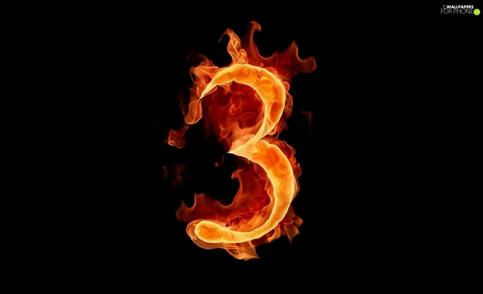 3, Fire, number