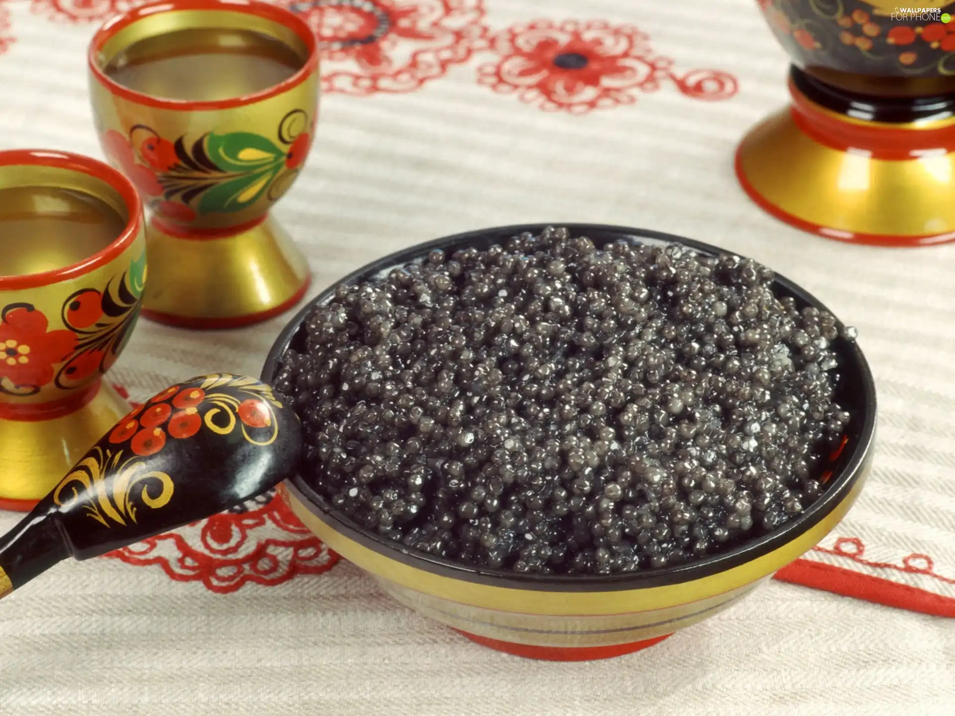 caviar, dish, bucket, russian