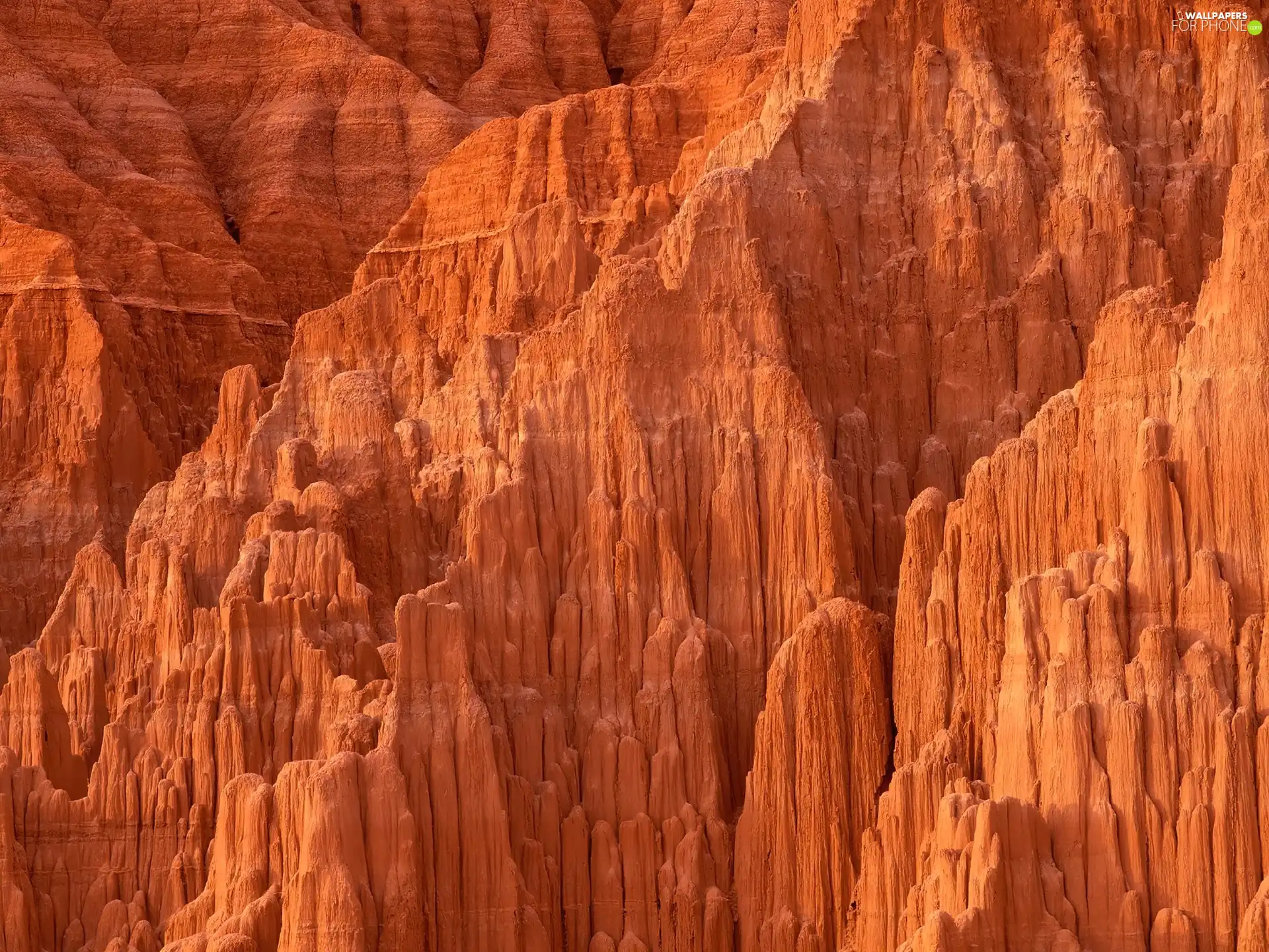 canyon, Red, rocks