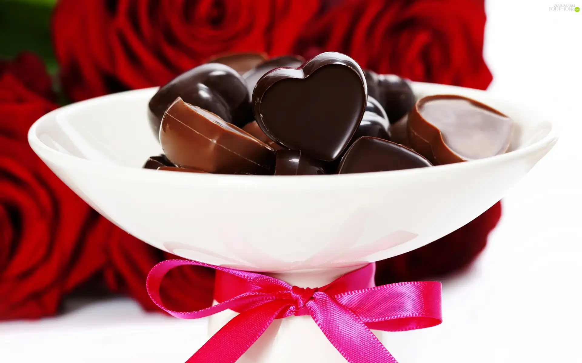 Chocolates, roses, Valentine