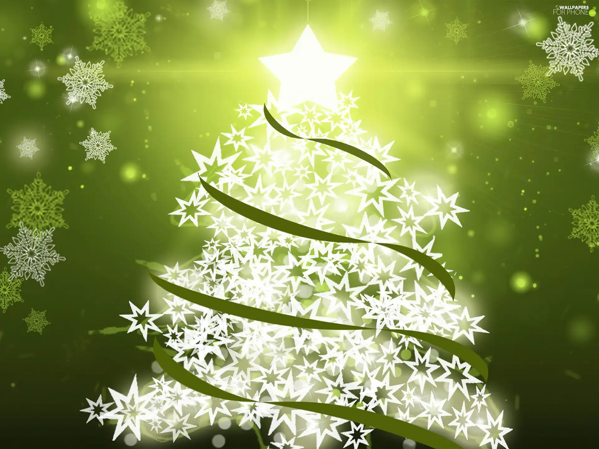 christmas tree, star
