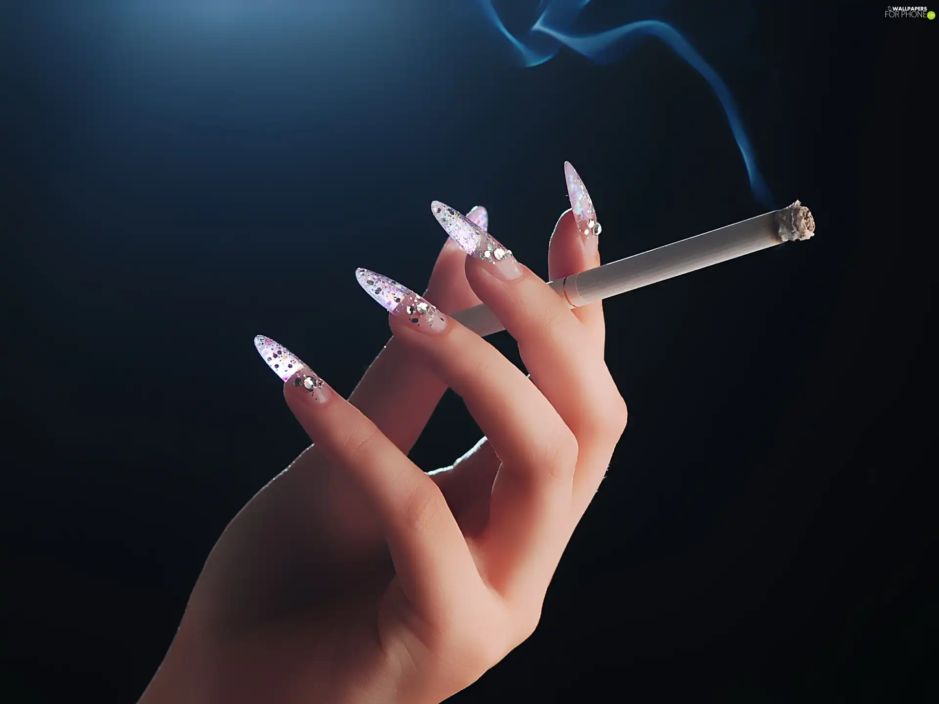 hand, Cigarette