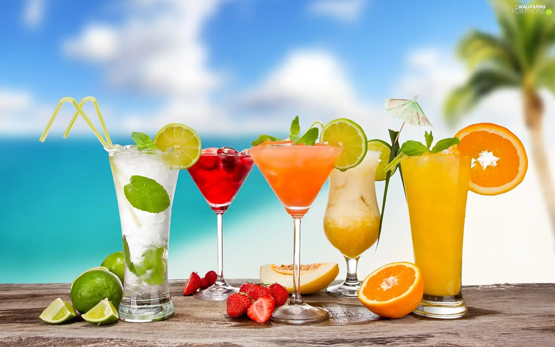 citrus, color, drinks