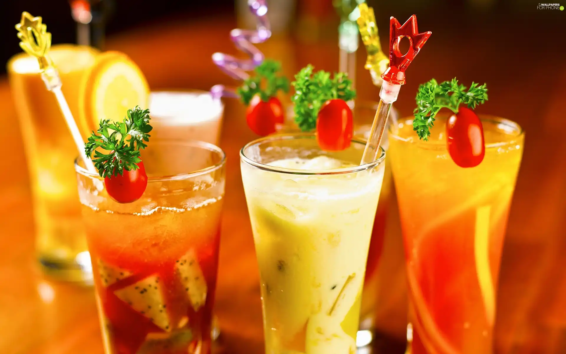 cocktails, color, vegetable