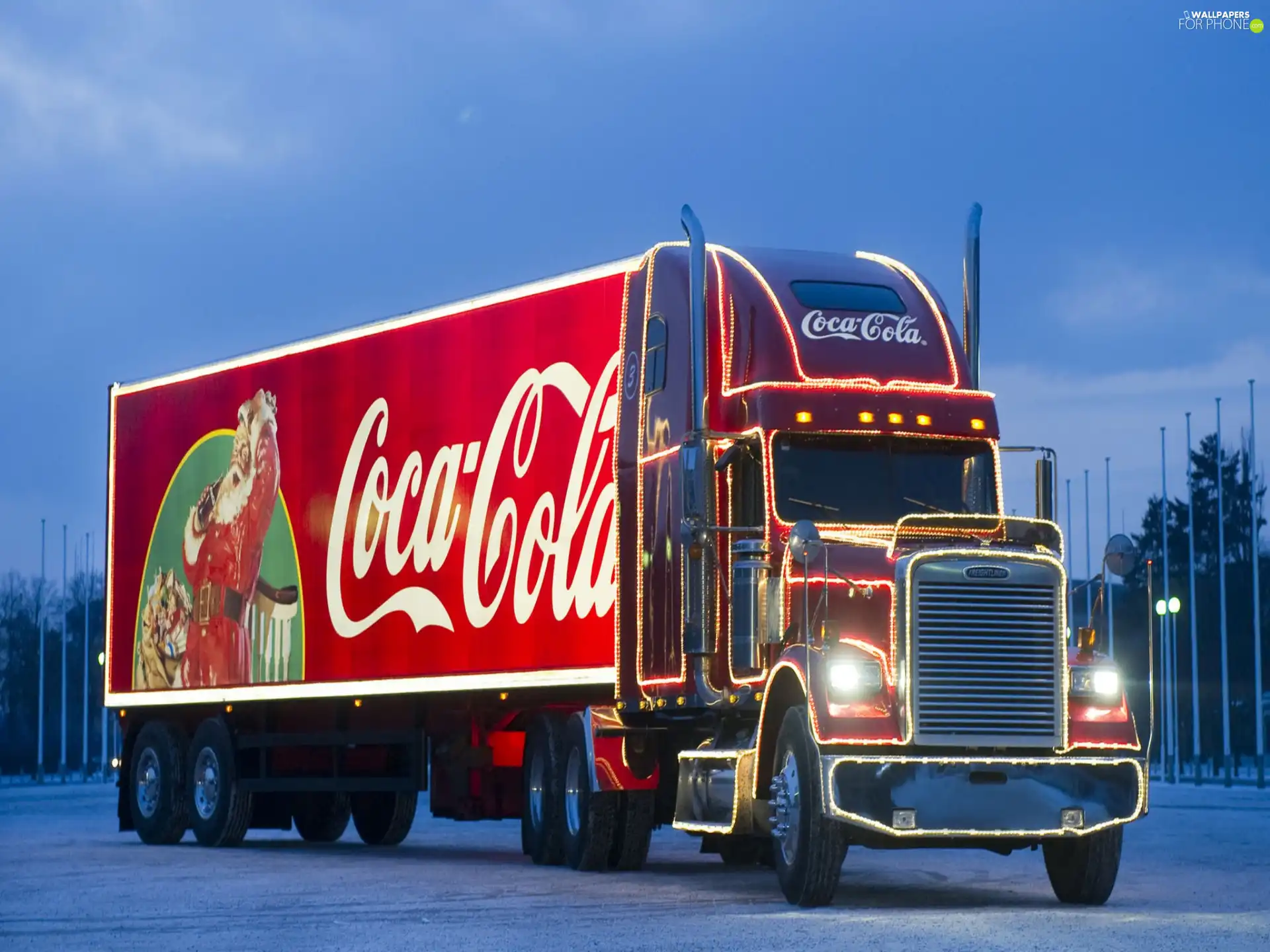 lorry, Coca-Cola