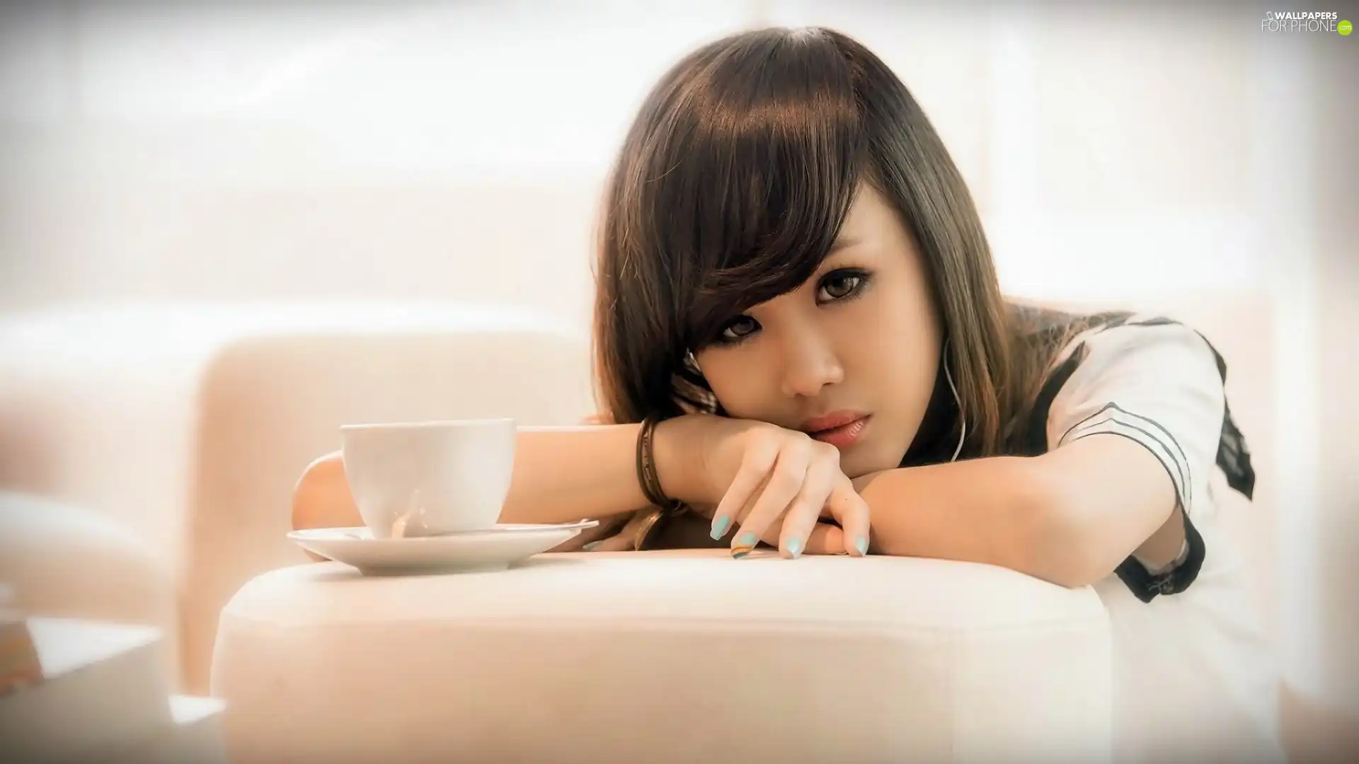 Beauty, make-up, cup, Asian