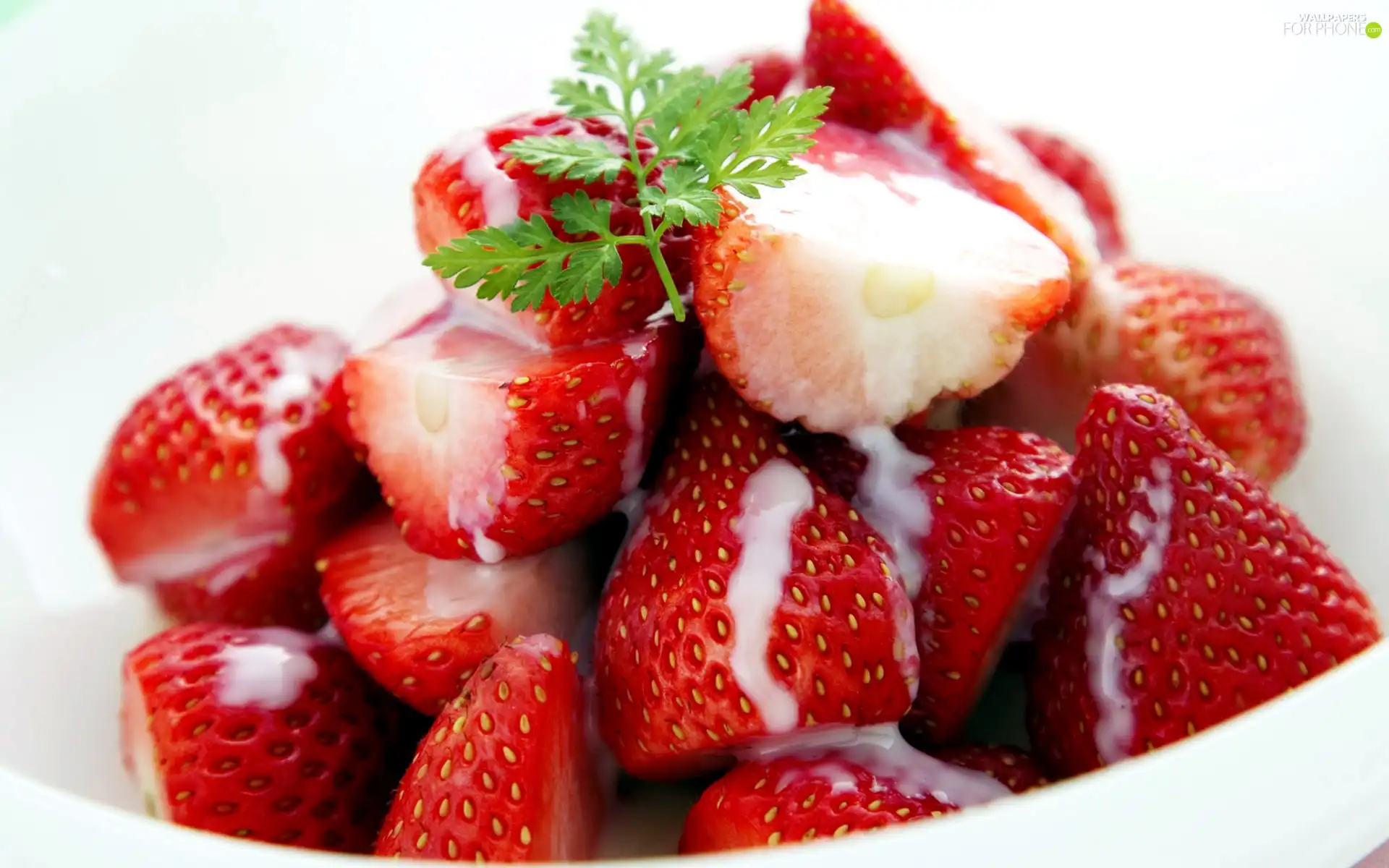 strawberries, dessert