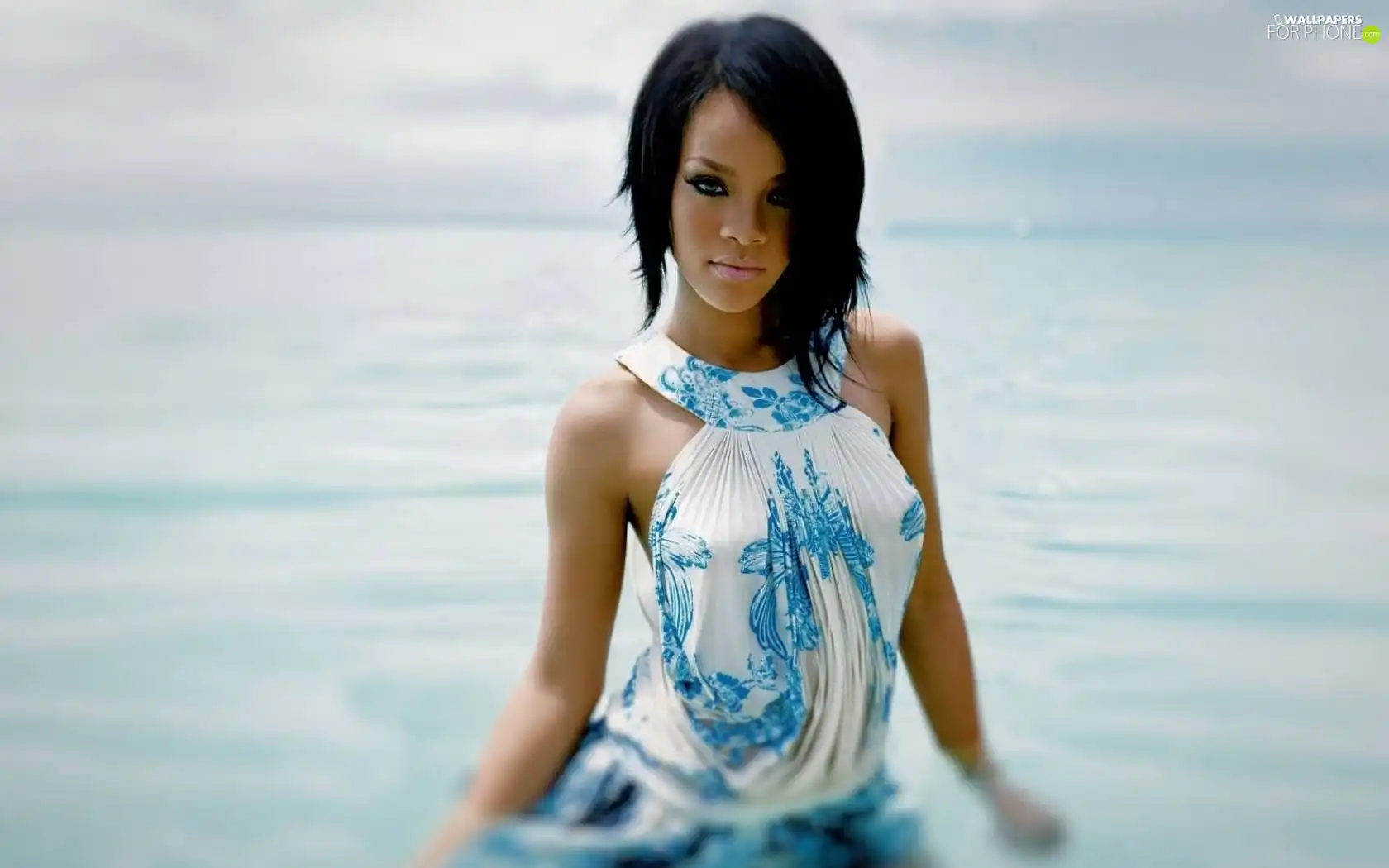 dress, Rihanna, Blue