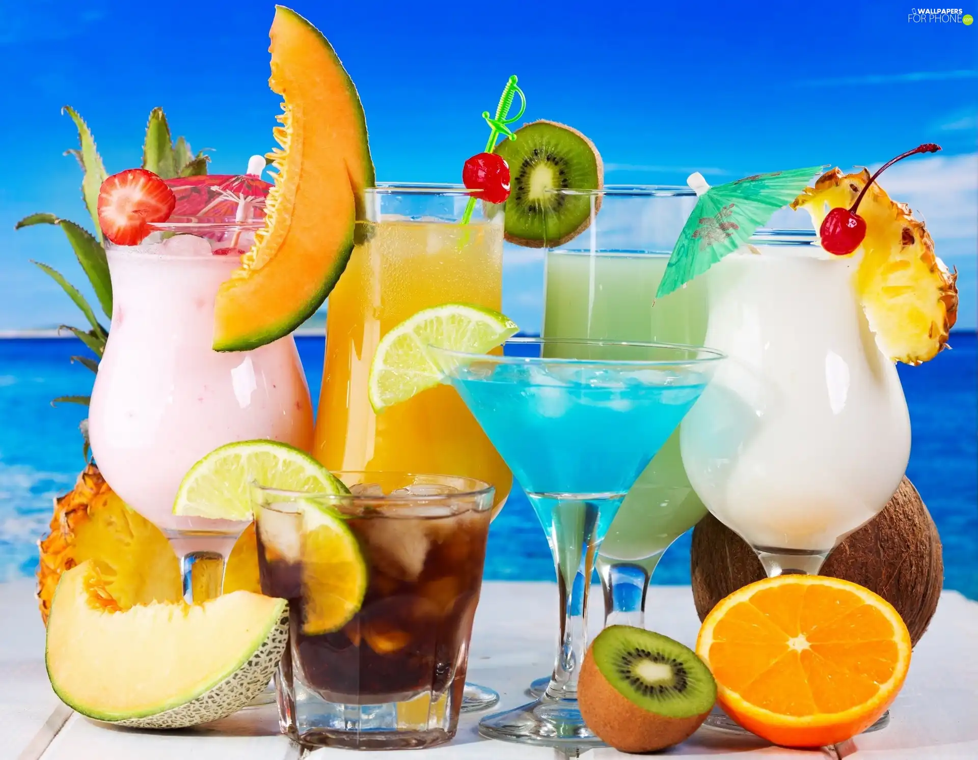 drinks, summer, color