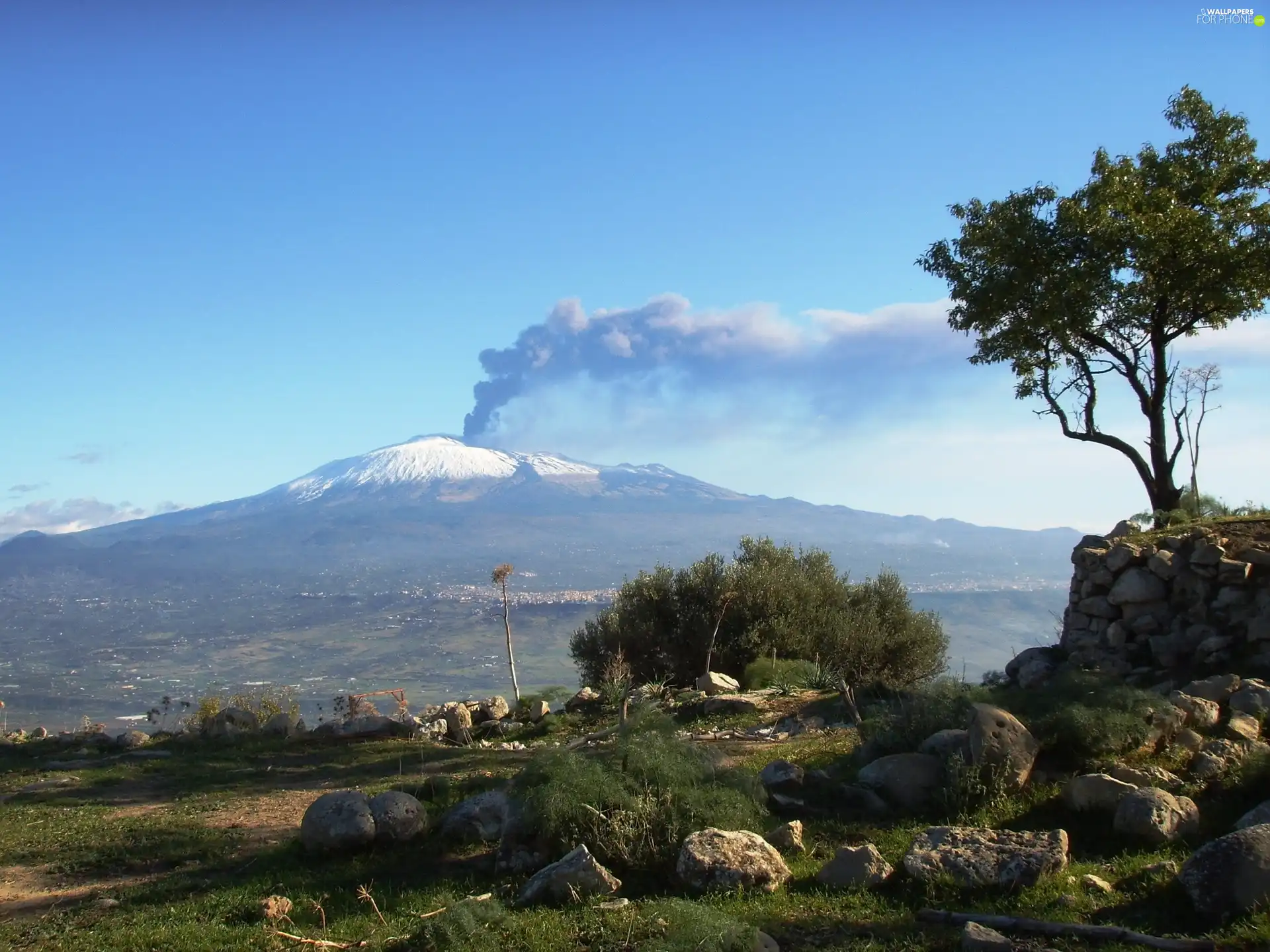 Etna, landscape, volcano