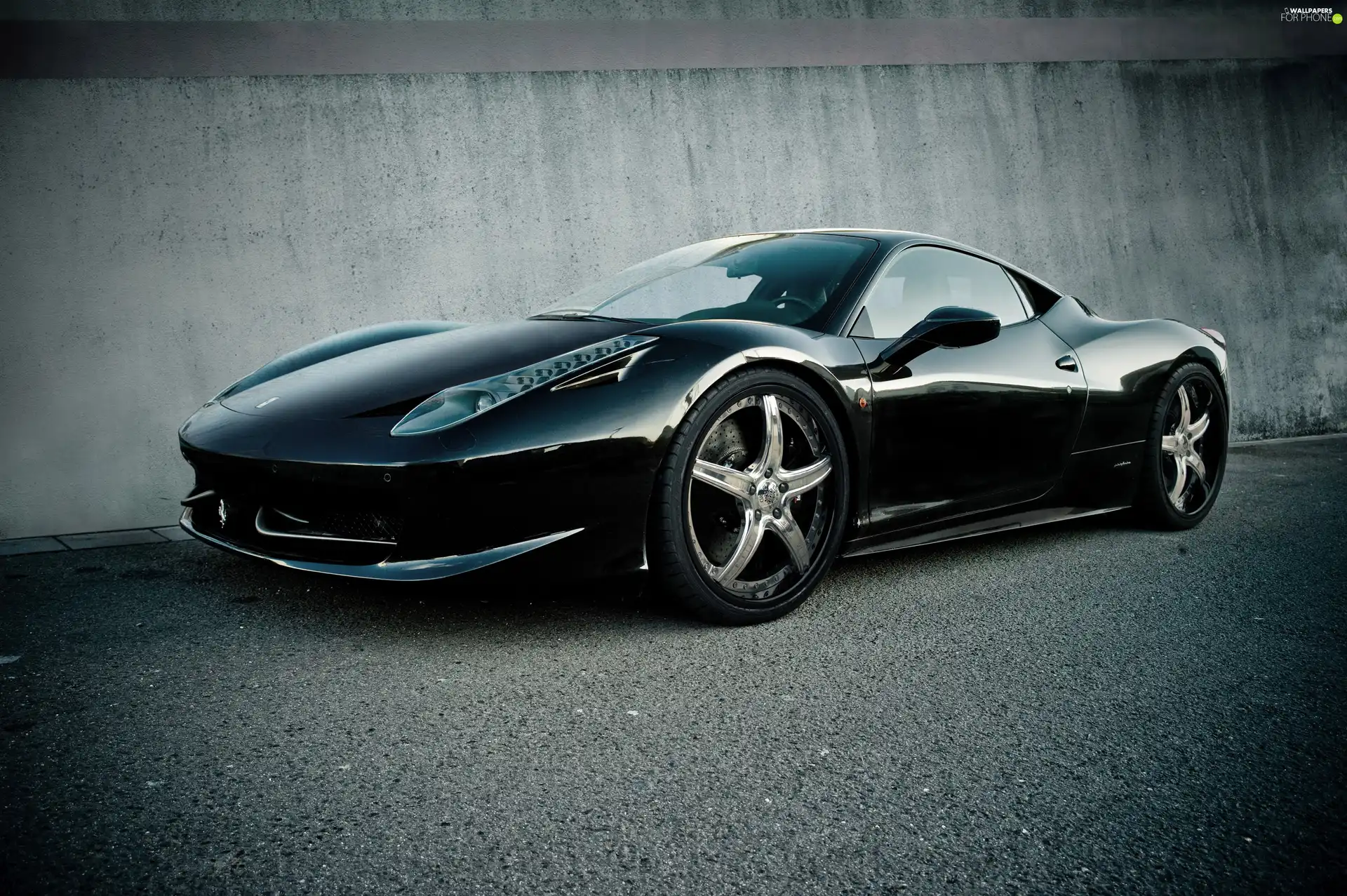 Black, Ferrari 458 Italia