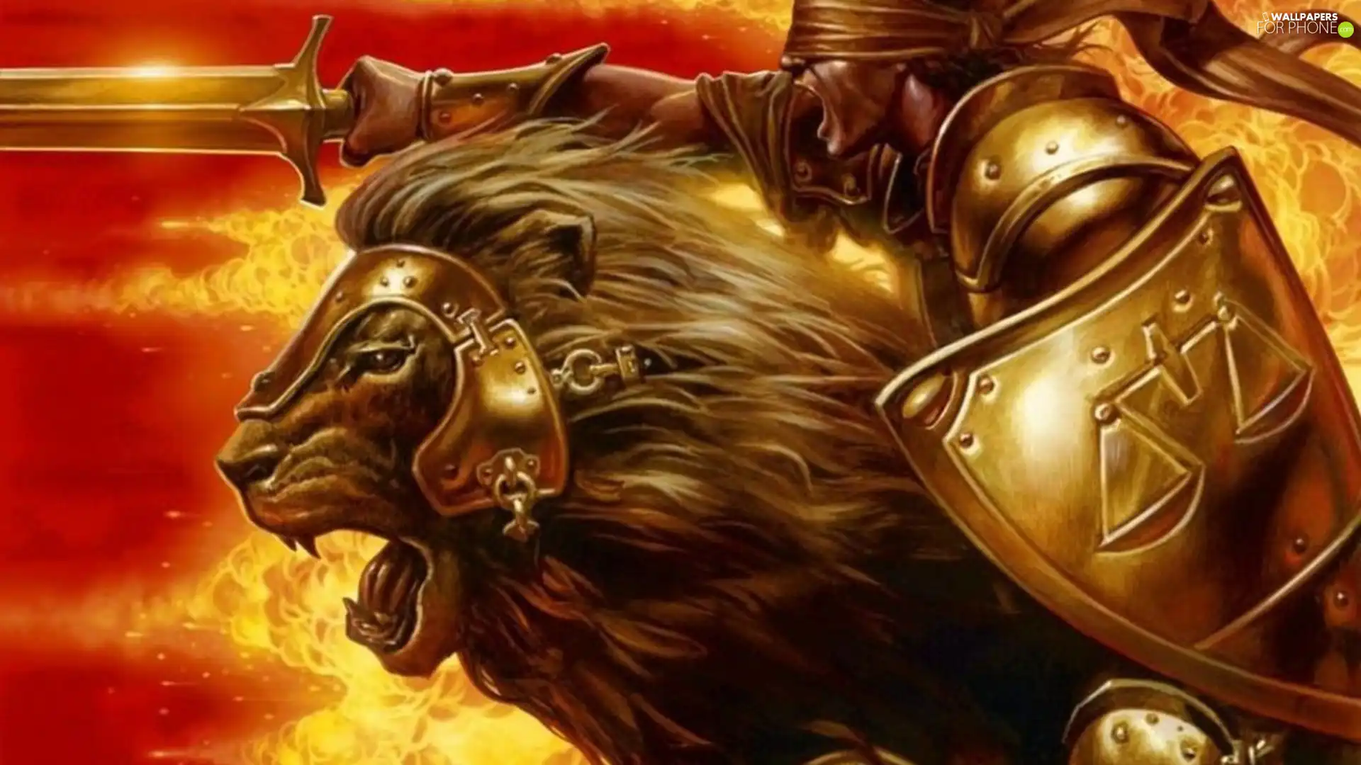 Big Fire, Lion, fighter