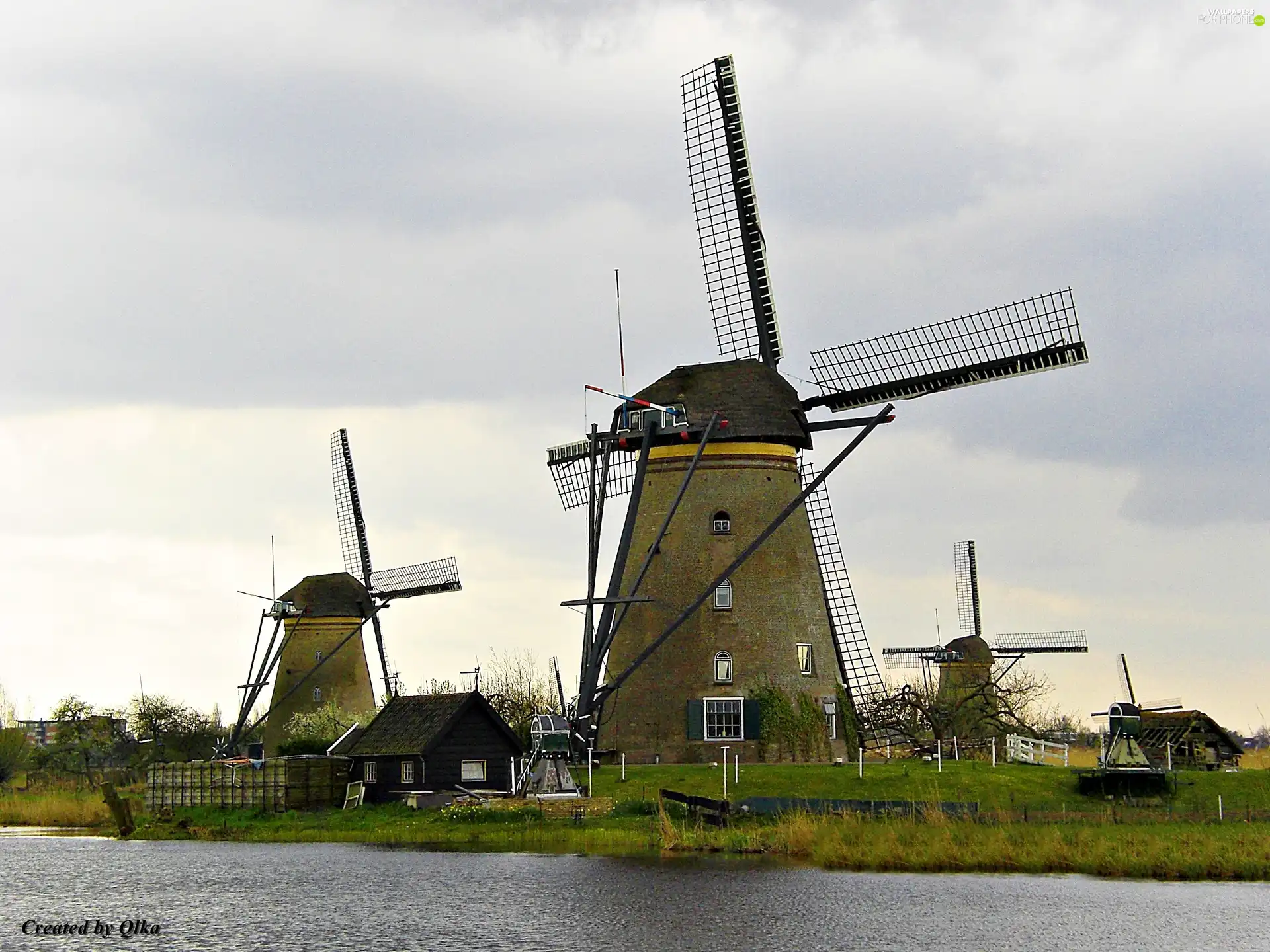 heirdom, Unesco, Netherlands, Kinderdijk, Windmills