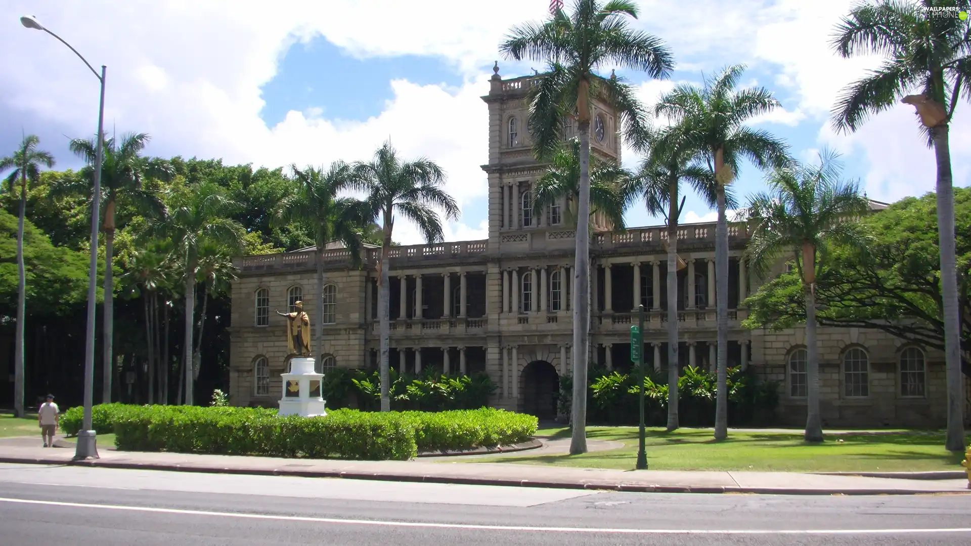 The Supreme Court, The United States, Palms, Human, Monument, Honolulu