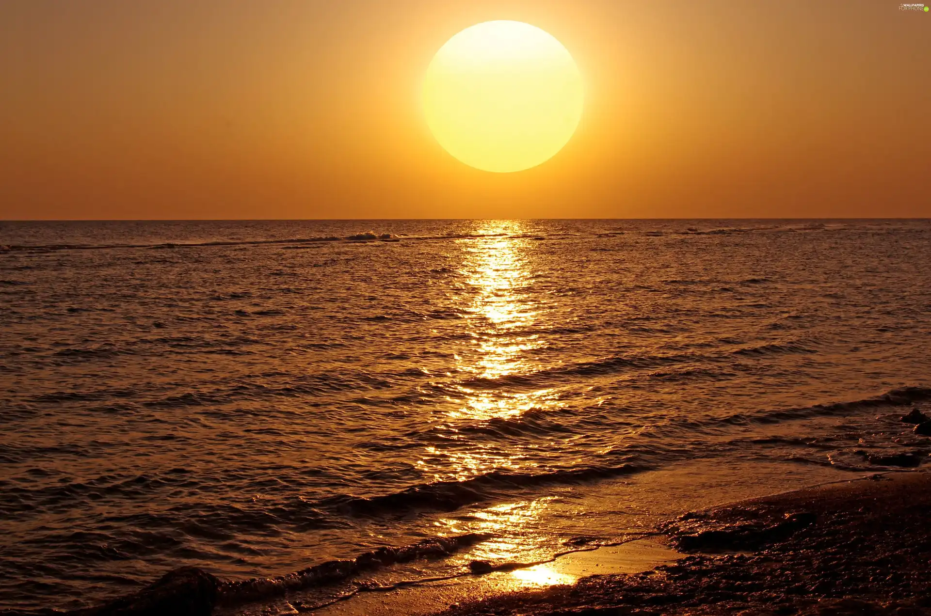 Great Sunsets, sea, horizon