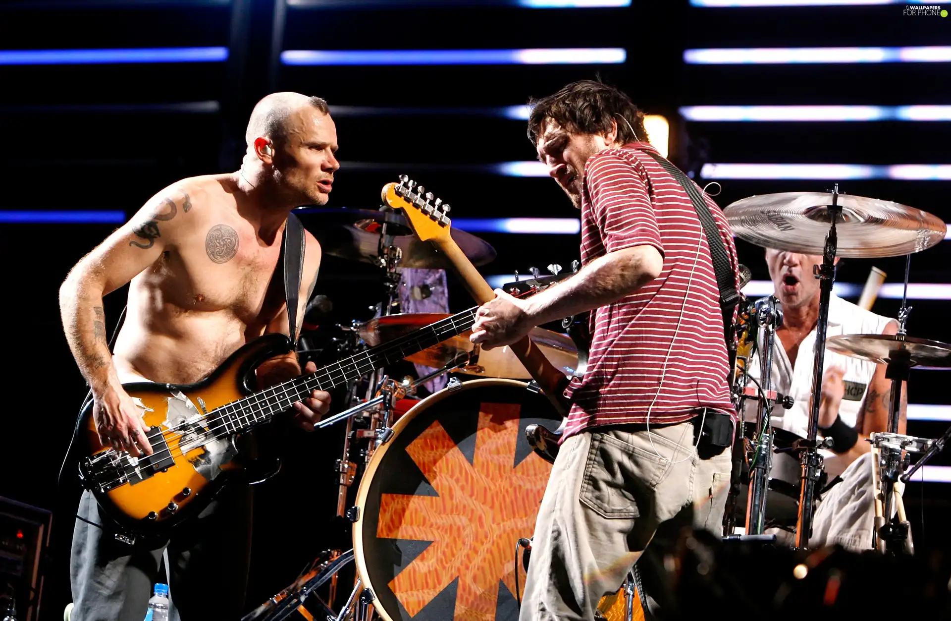 Chad Smith, Flea, John Frusciante