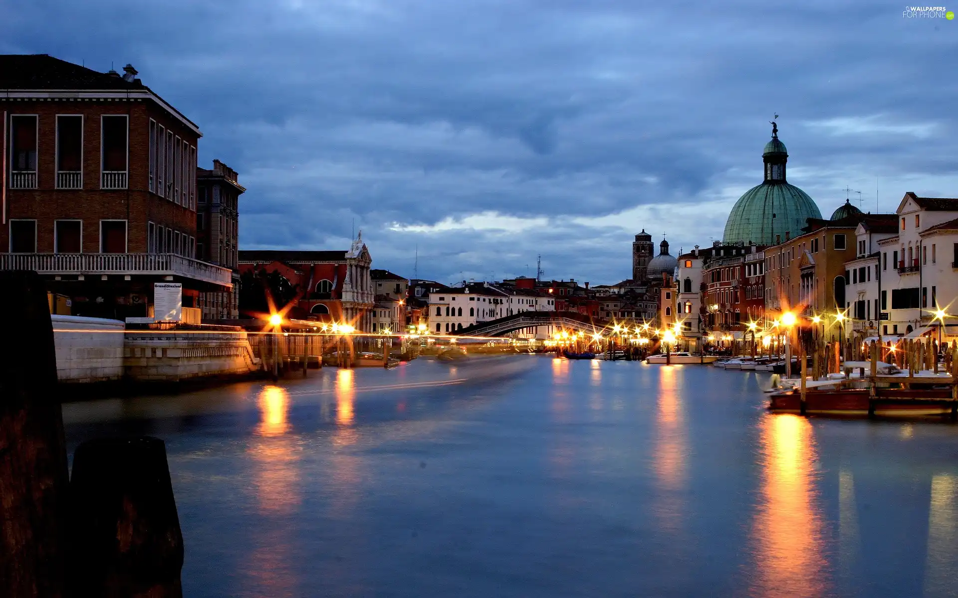 lighting, Venice, evening