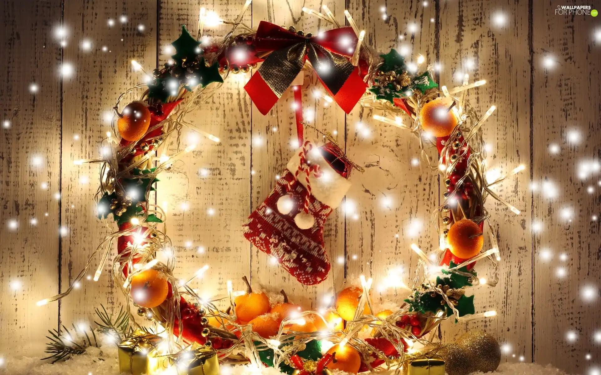 lights, decoration, Christmas