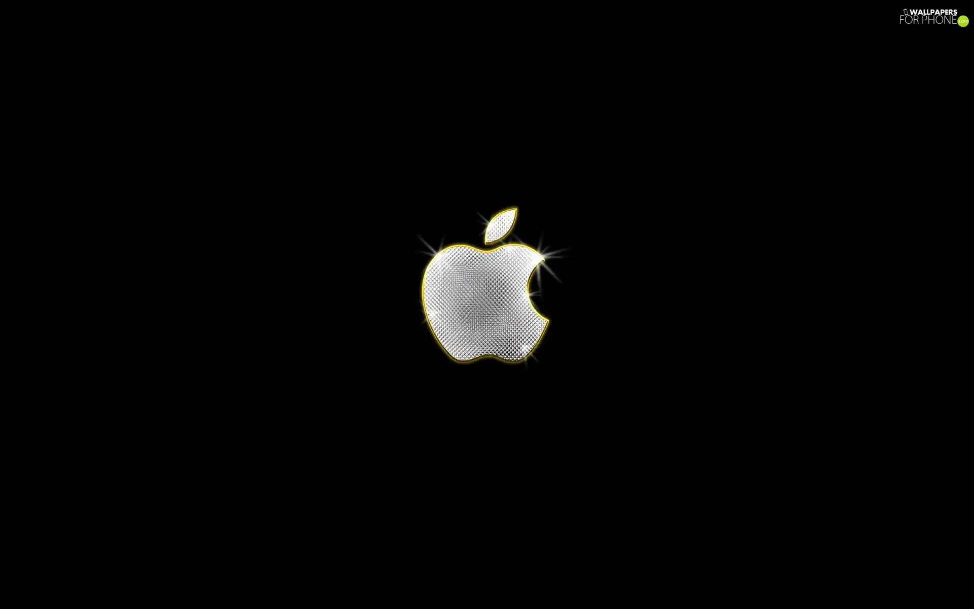 logo, Apple, shiny