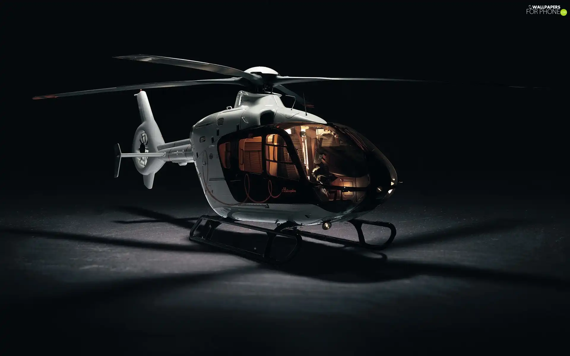 Helicopter, Night