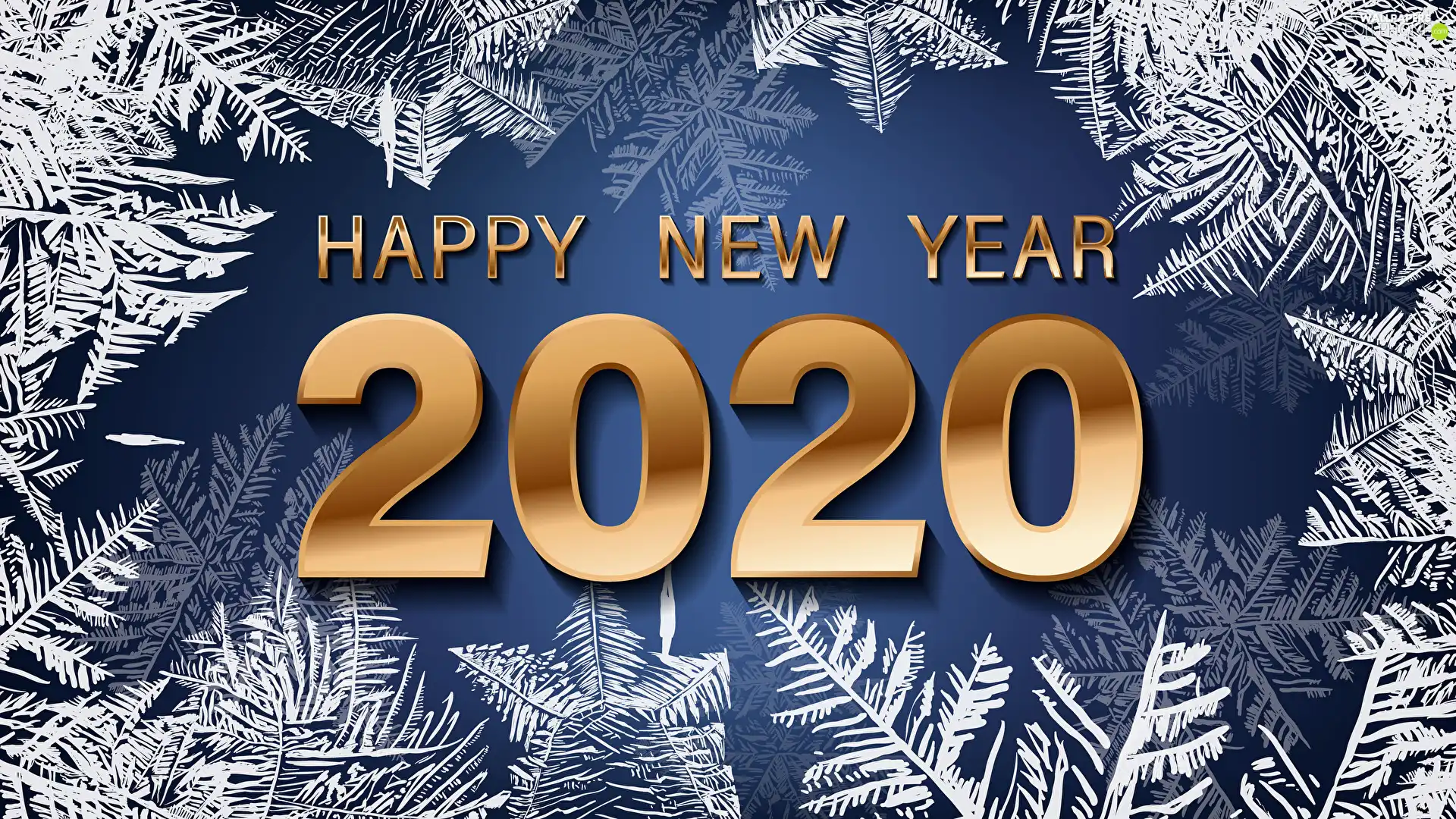 numbers, New Year, happy new year, graphics, text, 2020