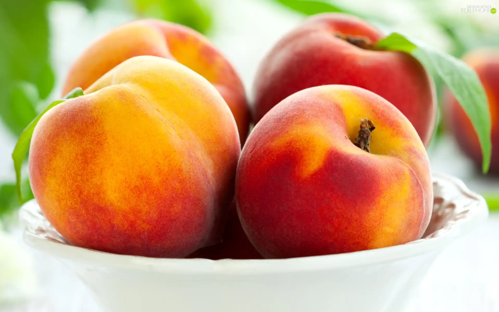 four, peaches