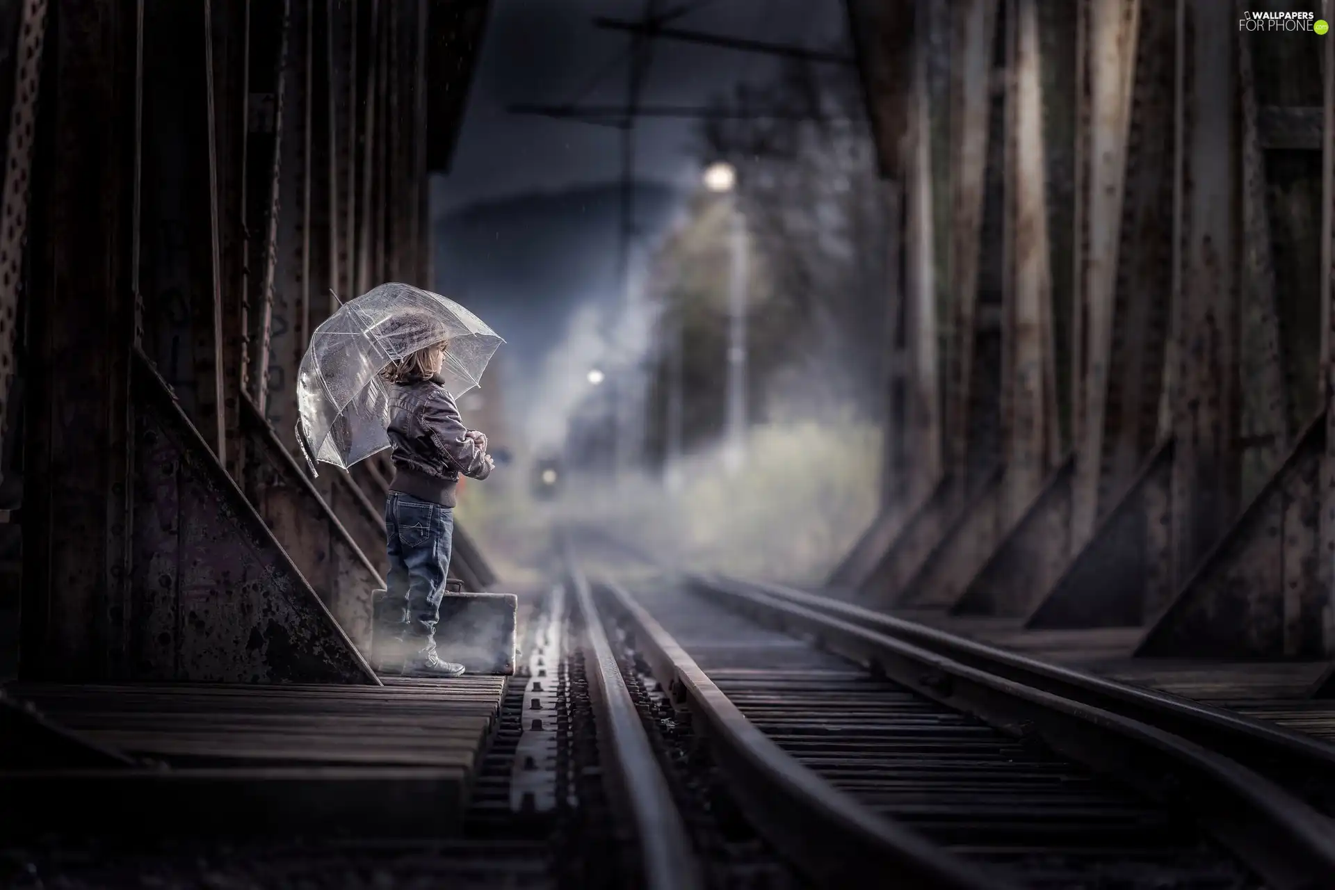 platform, ##, umbrella, case, Kid