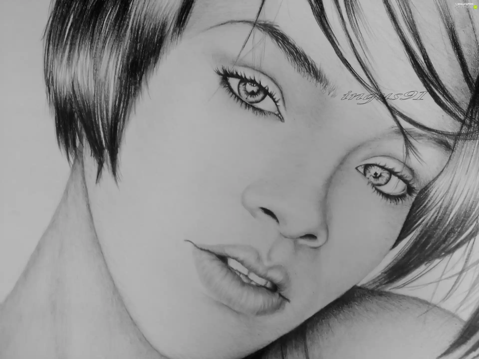 Rihanna, Drawing, portrait, Draft