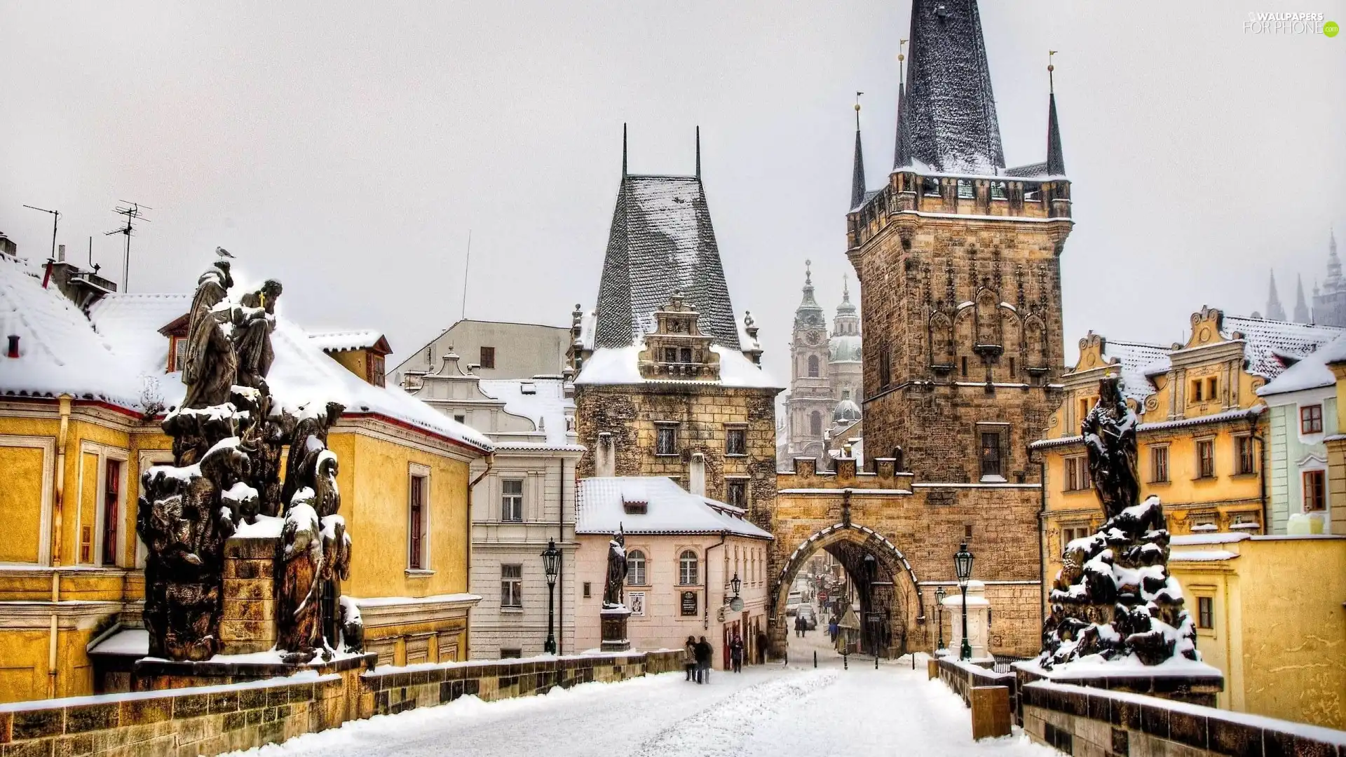 winter, Prague