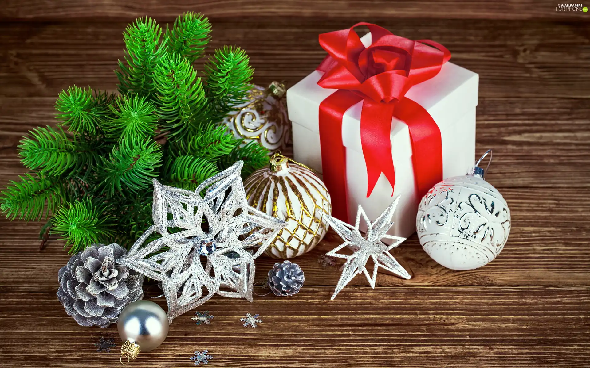 decoration, baubles, Present, Christmas