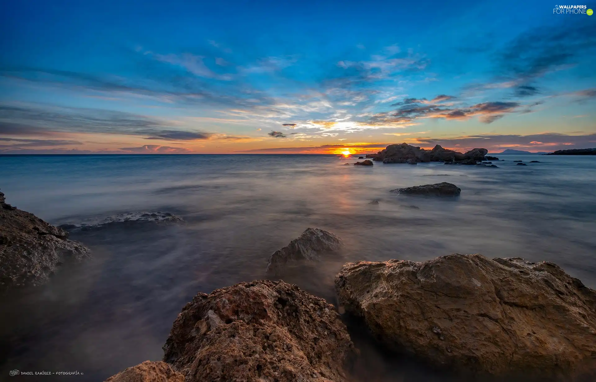 Valencia, Spain, Mediterranean, rocks, Great Sunsets