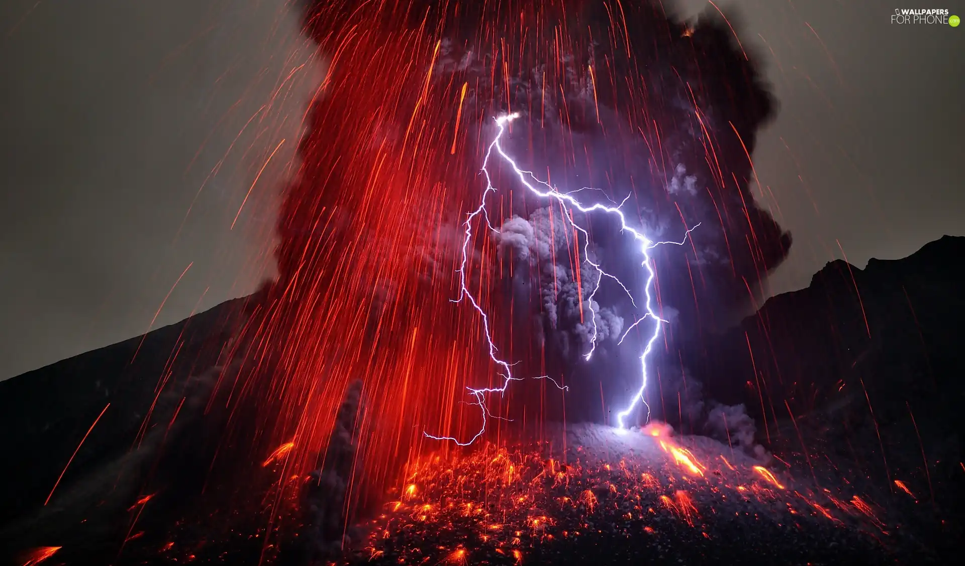 Sakurajima Volcano, Storm, Kyushu, eruption, Island