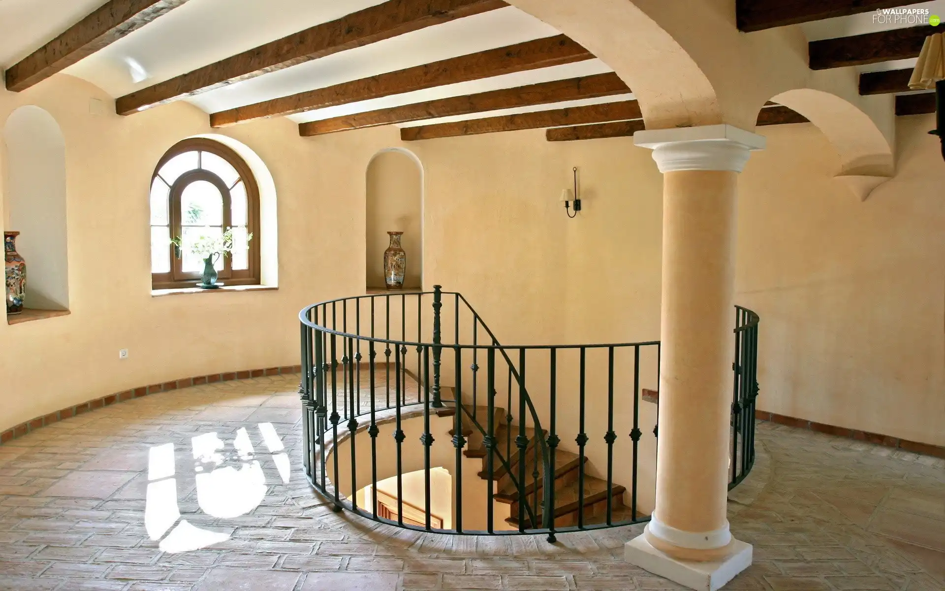 Stairs, interior, Hall