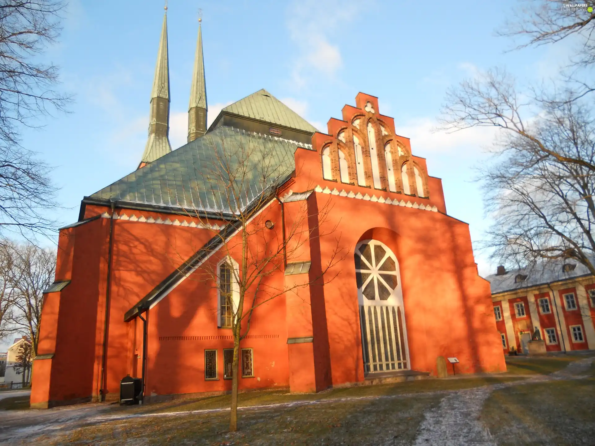 Churches, structures, sweden växjö, Sights
