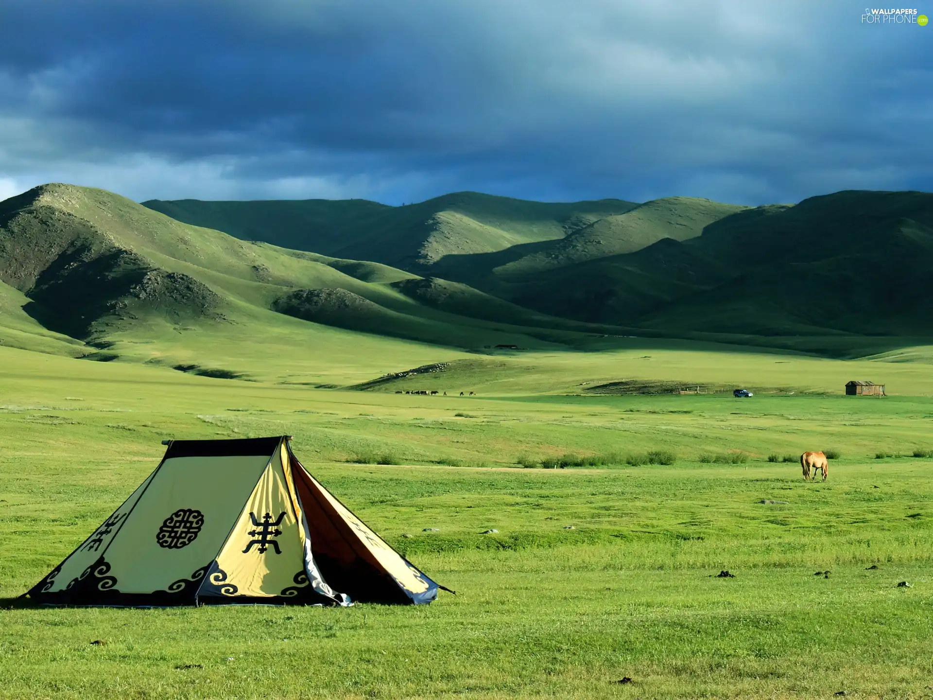 Tent, Steps, Mongolia
