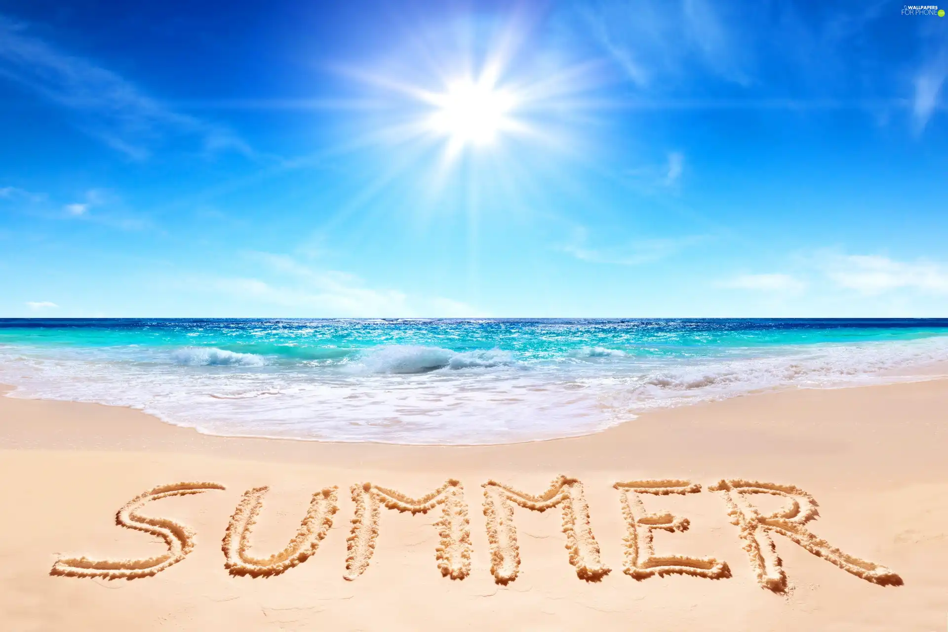 text, summer, sea, sun, Beaches