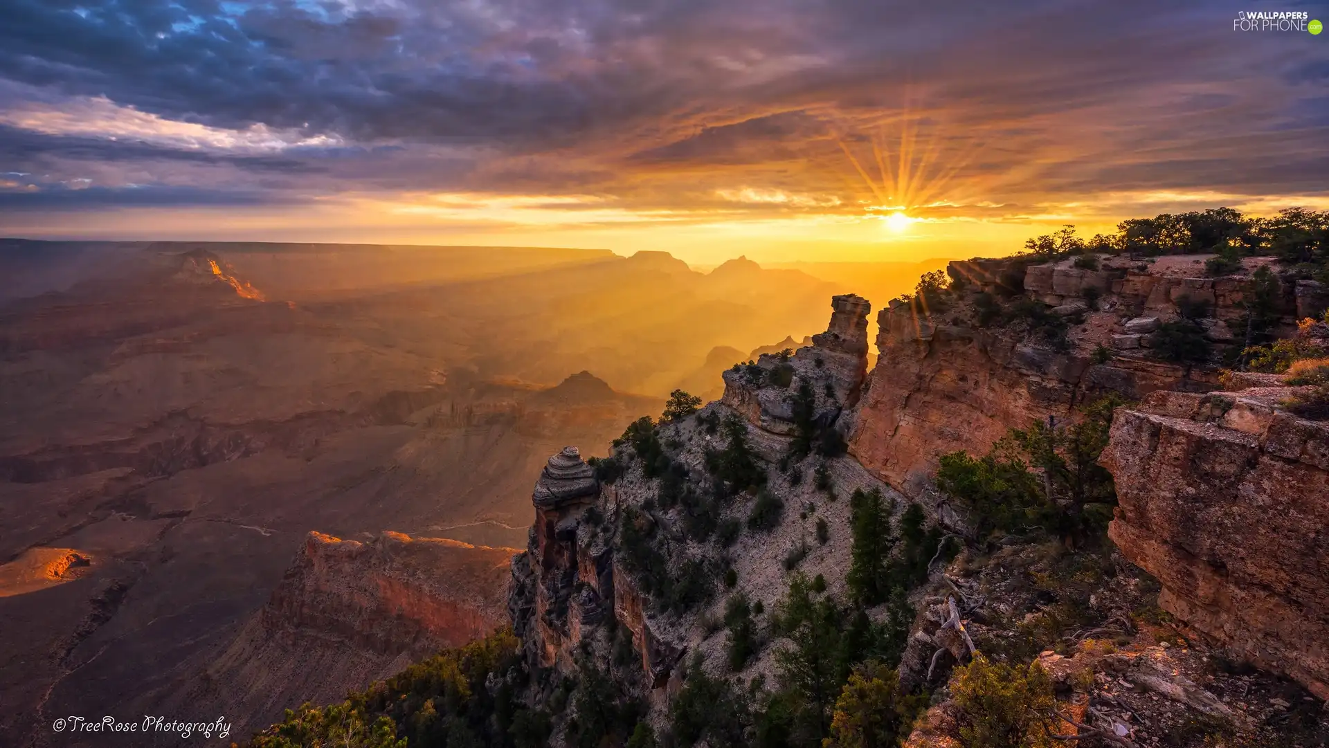 Grand Canyon, Arizona, Sunrise, Grand Canyon National Park, The United States, Grand Canyon, rocks