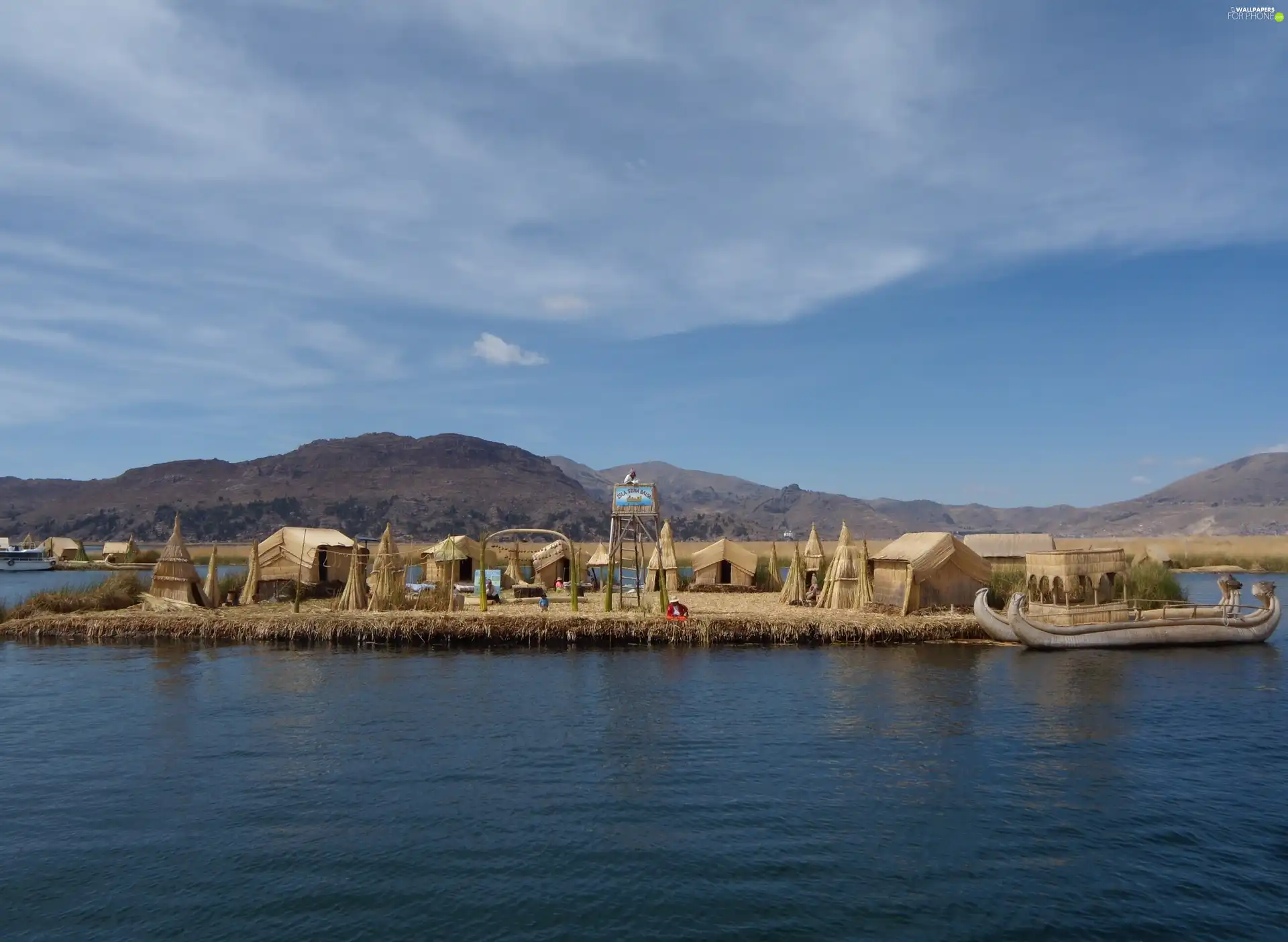 Titicaca, Peru, Uro, lake, Islands
