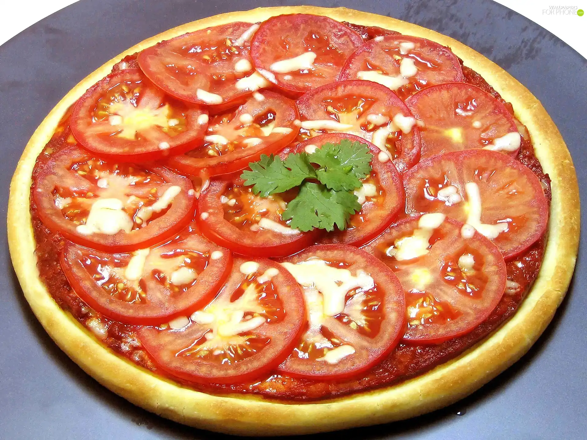 pizza, tomatoes